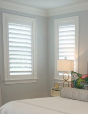 Polywood shutters with hidden tilt rods in Washington DC